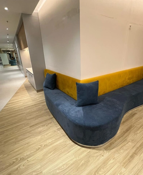 luxury vinyl floor in mall